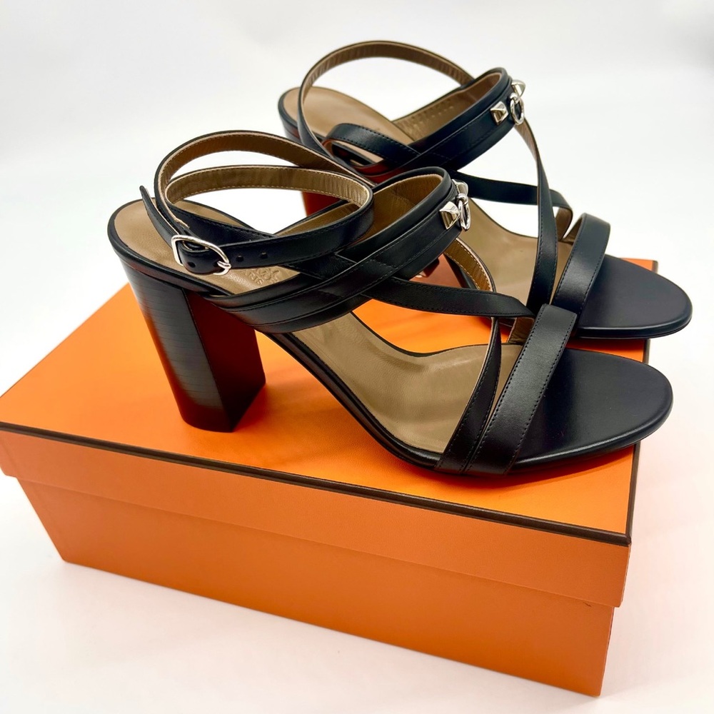 Hermès Antigone Calfskin Sandals